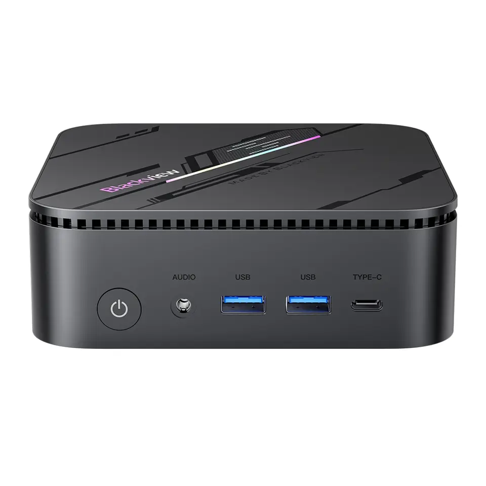 BLACKVIEW MP100 Pro Mini PC, Intel® Alder Lake i5-12450H, 16GB DDR4, 512GB SSD, Intel UHD Graphics (12. Gen), Wi-Fi, BT 5.2, DP/HDMI/RJ45, 6xUSB-A 3.1, USB-C, Win11Pro - Slika 2