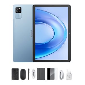 BLACKVIEW Tab 60 PRO 8/128 GB LTE, 10.1" HD (800x1280) IPS, 5MP/8MP, WiFi, DokeOS_P 4.0 + preklopna torbica, 3.5mm slušalice, bežična tipkovnica, bežičan miš, stylus olovka, s adapterom, plavi