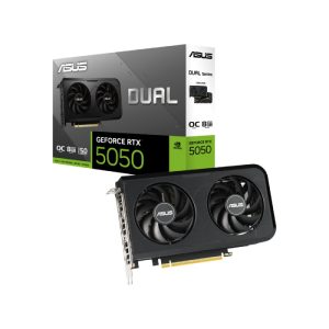 Asus Dual GeForce RTX 5050 8GB GDDR6 OC Edition, 8GB GDDR6/128-bit, PCIe 5.0x16, HDMI/3×DP
