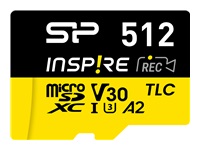 SILICON POWER Memory card microSDXC Inspire 512GB UHS-IU3 A2 V30 4K TLC