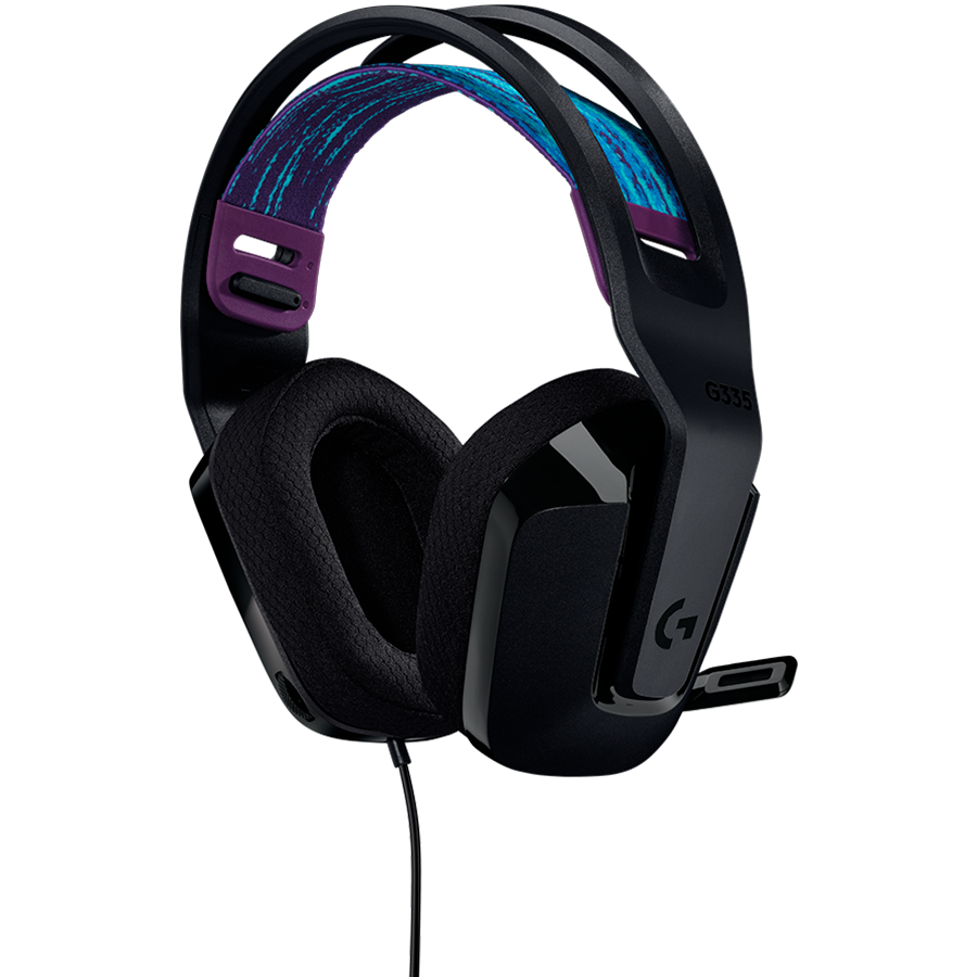 LOGITECH G335 Wired Gaming Headset - BLACK - 3.5 MM - Slika 3