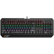 CANYON Wired multimedia gaming keyboard with lighting effect, 108pcs rainbow LED, Numbers 104keys, EN double injection layout, cable length 1.8M