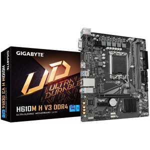 GIGABYTE Mainboard Desktop H610M H V3 DDR4 (LGA1700, 2xDDR4, 1xD-Sub, 1xHDMI, GLAN, 1xPCIe x16 4.0...
