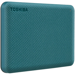 HDD Extern TOSHIBA CANVIO Advance 2TB, 2.5", USB 3.2 Gen1 (5Gbit/s), Backup and Security software, Textured Green, 149g