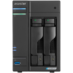 ASUSTOR NAS AS6702T Lockerstor2 Gen2 2x 3.5" 4x M.2 cache 2x 2.5Gbe Celeron QuadCore N5105 2.9GHz 4GB single PSU desktop