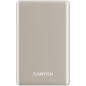 CANYON power bank OnPower 505 slim Magnetic 5000 mAh PD20W Bež