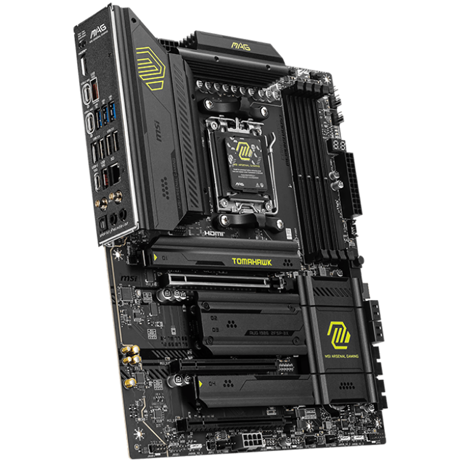 MSI MAG X870E TOMAHAWK WIFI, ATX, Socket AM5, 4x DDR5 Dual Channel DDR5 up to 8400(OC)MHz, 3x PCIe 3.0 x16 slot, 4x M.2 slot, 4x USB 2.0, 3x USB 5Gbps, 2x USB 10Gbps, 1x 10Gbps Type-C, 2x 40Gbps Type-C, HDMI, 7.1 HD Audio, 5G LAN, WiFI 7, BT, 3Y - Slika 2