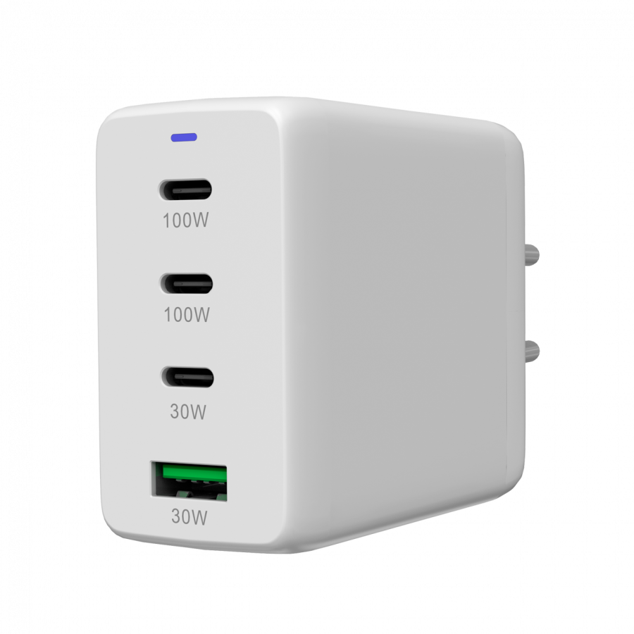 CANYON charger CU100ACC GaN 100W 3xPD 1xQC EU White - Slika 6