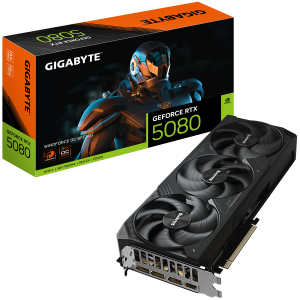 GIGABYTE Video Card NVIDIA GeForce RTX 5080 WINDFORCE OC SFF 16G (16GB DDR7/256bit, PCI-E 5.0...