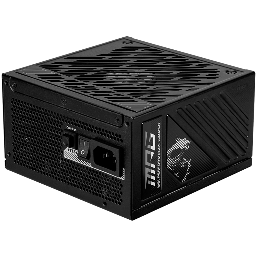 MSI MPG A850GS PCIE5 Power Supply 850W, 80 PLUS Gold, Dual PCIe 5.1 Cables, ATX 3.1, 135mm Fan, Fan Stop, OCP/OTP/OPP/SCP/OVP/UVP/SIP/NLO, Active PFC, Dimensions: 150mmx150mmx86mm, 10Y Warranty - Slika 2