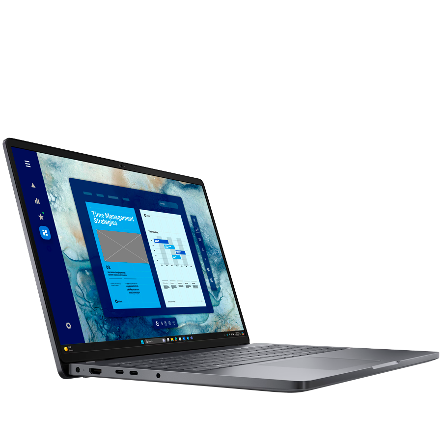 Dell Pro 16 (PC16255), 16" FHD+ (1920x1200), AMD Ryzen AI 5 PRO 340 (50 TOPS, 6C, up to 4.8GHz), 16GB (1x16GB) DDR5, M.2 512GB SSD, AMD Radeon 840M, WiFi, BT, HDMI, 2xTHB4 (DP/PD), 2xUSB3.2, RJ-45, FngPr, Backlit kb, Win11Pro, 3Y NBD - Slika 2