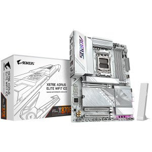 GIGABYTE X870E AORUS ELITE WIFI7 ICE, AM5, 4x DDR5, WIFI7, ATX