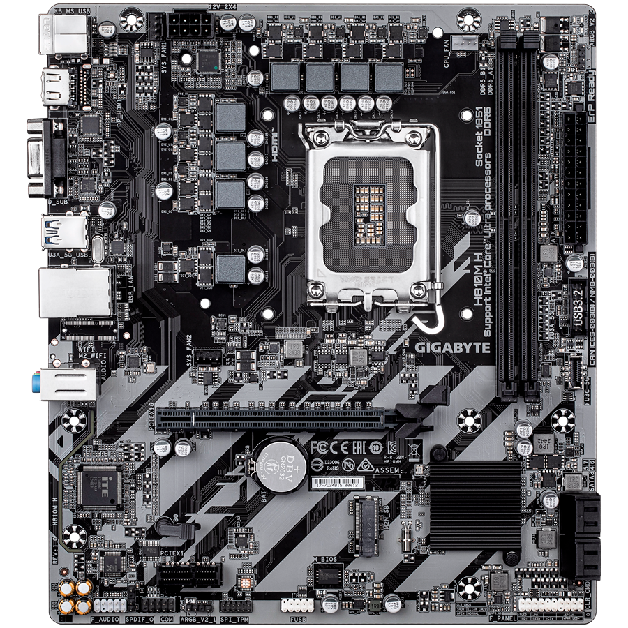 GIGABYTE H810M H, Socket 1851, 2x DDR5, mATX - Slika 2