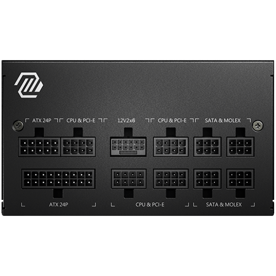 MSI PSU MAG A750GL PCIE5 II, 750W 80Plus Gold, 120mm Fan Active PFC, Fully Modular, 12VHPWR, ATX 3.1, PCIe 5.1, OVP, OCP, OTP, OPP, SCP, UVP, 100-240Vac, 47Hz-63Hz Input Frequency, ATX, 7Y, Black - Slika 4