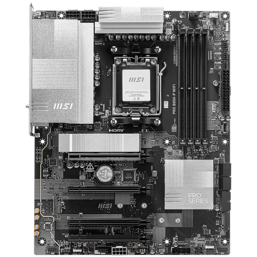 MSI MB PRO B850-P WIFI, AM5, 4x DDR5 max. 256GB