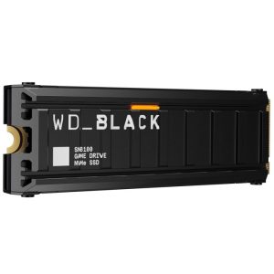 WD 1TB Black SN8100 M.2 2280 PCI-e 5.0 NVMe 2.0 SSD drive with heatsink