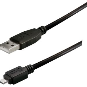 Transmedia USB typeA plug-Micro USB typeB 1m