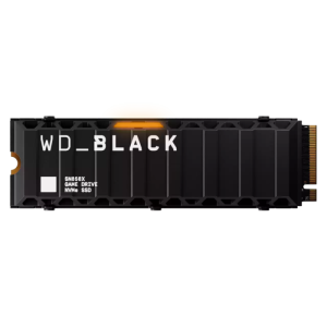 WD 4TB Black SN850X M.2 2280 PCI-e 4.0 NVMe 1.4 SSD drive with heatsink