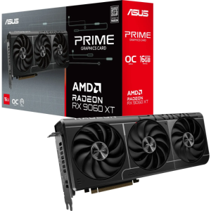 ASUS Dual Radeon RX 9060 XT OC graphics card, 16GB GDDR6, PCI-E 5.0 PRIME-RX9060XT-O16G