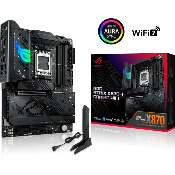 ASUS ROG STRIX X870-F GAMING WIFI, DDR5, SATA3, USB3.2Gen2x2, DP, 2.5GbE, WiFi 7, AM5 ATX - Slika 4