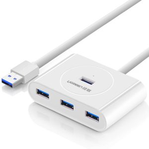 UGREEN 4-portni USB-A HUB 4xUSB-A 3.0, 1m, bijeli