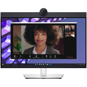 Monitor DELL P2424HEB Video Conferencing 24", 1920x1080 FHD, IPS Antiglare, 16:9, 1000:1, 250 cd/m2, 8ms/5ms, 178/178, 2xDP, HDMI, 2xUSB-C (DP/PD), USB-B, 3xUSB-A, RJ-45, Audio line out, 2x5W Speaker, Cam, Mic, Tilt, Swivel, Pivot, Height Adjust, 3Y