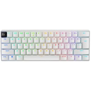 LOGITECH G PRO X 60 LIGHTSPEED Wireless Gaming Keyboard (Tactile) - WHITE - US INT'L - 2.4GHZ/BT -...