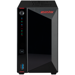 ASUSTOR NAS AS5402T  2x 3.5" 2x M.2 cache 2x 2.5Gbe Celeron QuadCore N5105 2.9GHz 4GB single PSU desktop