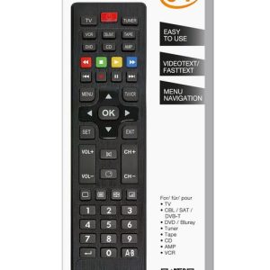 Daljinski upravljač VIVANCO UR 8210, 8u1 univerzalni, crni