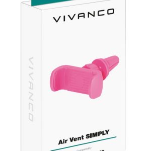 Auto nosač VIVANCO 62379 SIMPLY, za ventilaciju, rozi