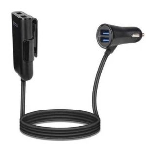 Gembird 4-port front and back seat car charger