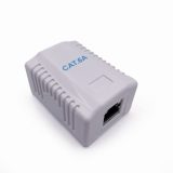 Gembird CAT6A FTP single port surface mount box