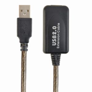 Gembird Active USB 2.0 extension cable, 5m, black