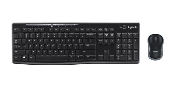 Logitech MK270, Keyboard Mouse, Wireless, HR
