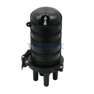 NFO Splice Closure 3 round entries, 1 oval, 4 trays, Height 300 mm, Wall mount