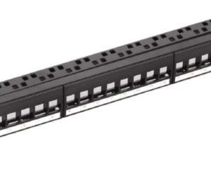 NaviaTec 24 Port Blank Patch Panel, 1U