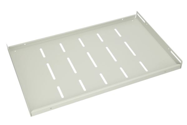 NaviaTec 19" polica za mrežni ormar, 300 mm, 1U, fiksna, bež