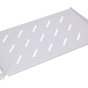 NaviaTec 19" polica za mrežni ormar, 250 mm, 1U, Cantilever, siva