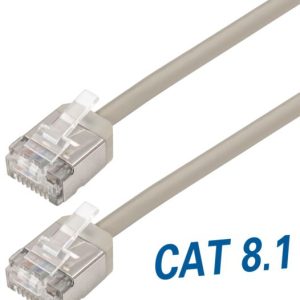Transmedia Cat8.1 Thin flexible U FTP patch cable, 1m