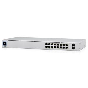 Ubiquiti Networks 16xGbE RJ45 with 8 of them 802.3at PoE ports 2x 1G SFP Slots with Mobile App...