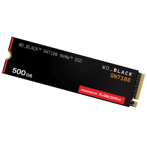 SanDisk 500GB WD Black SN7100 M.2 2280 PCI-e 4.0 NVMe 1.4 SSD drive