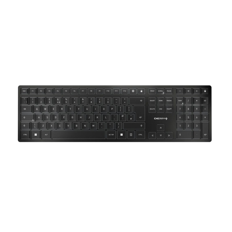 Cherry KW 9100 SLIM bežična/BT tipkovnica, AES-128 enkripcija, crna - Slika 11