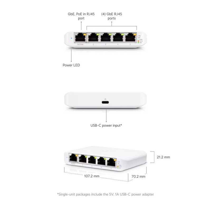 Ubiquiti UniFi Switch USW-Flex-Mini - Slika 13