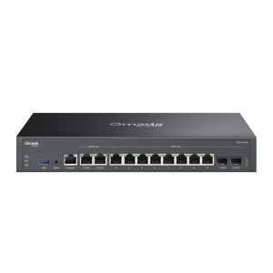 TP-Link Omada Gigabit VPN usmjerivač (Router) 2×2.5G RJ45 WAN (1xWAN/LAN), 2×Gigabit SFP WAN/LAN, 8×Gigabit RJ45 WAN/LAN, 1×USB 3.0
