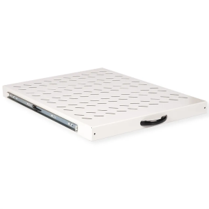 Roline 19" 1U izvlaćiva polica, D=550mm, nosivost 25kg, siva