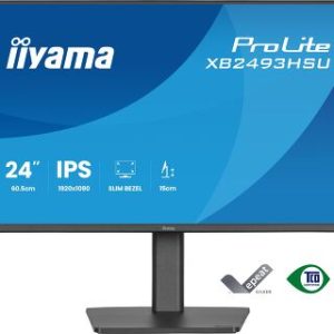 IIYAMA 24" XB2493HSU-B1 FHD (1920x1080) IPS Pivot, 16:9, 350 cd/m2, 1500:1, 120Hz, 1ms, HDMI, DP, USBx2, zvučnici