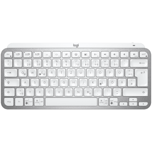 LOGITECH MX Keys Mini Minimalist Wireless Illuminated Keyboard - PALE GREY - Croatian layout