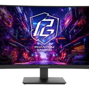 ASRock Gaming Monitor PG27QRT1B, 27", QHD, VA, 180Hz, 1ms, Curved