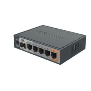 MikroTik (RB760iGS) five Gigabit port Ethernet Router with 1x SFP