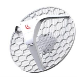 MikroTik (LHG5 3-pack) Compact 5GHz Wireless Device with 24.5dBi grid Antena